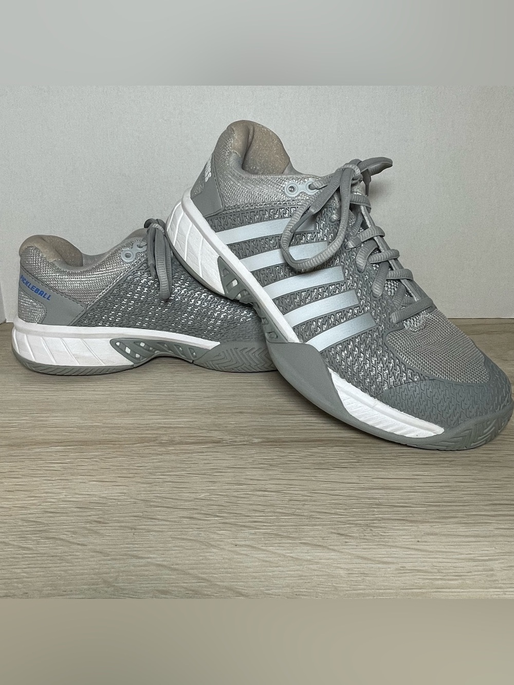 K SWISS Express Light Pickleball Court Shoe Size 7 Grey Women Sneakers